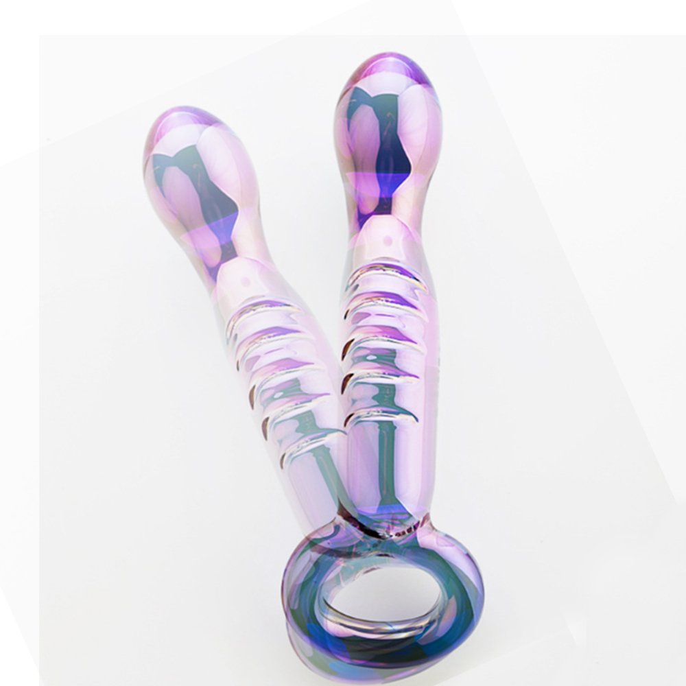 Wholesale Handmade Crystal Luxury Anal Butt Plug Dildo Sex Toys Glass Dildo Anal Sex Toy