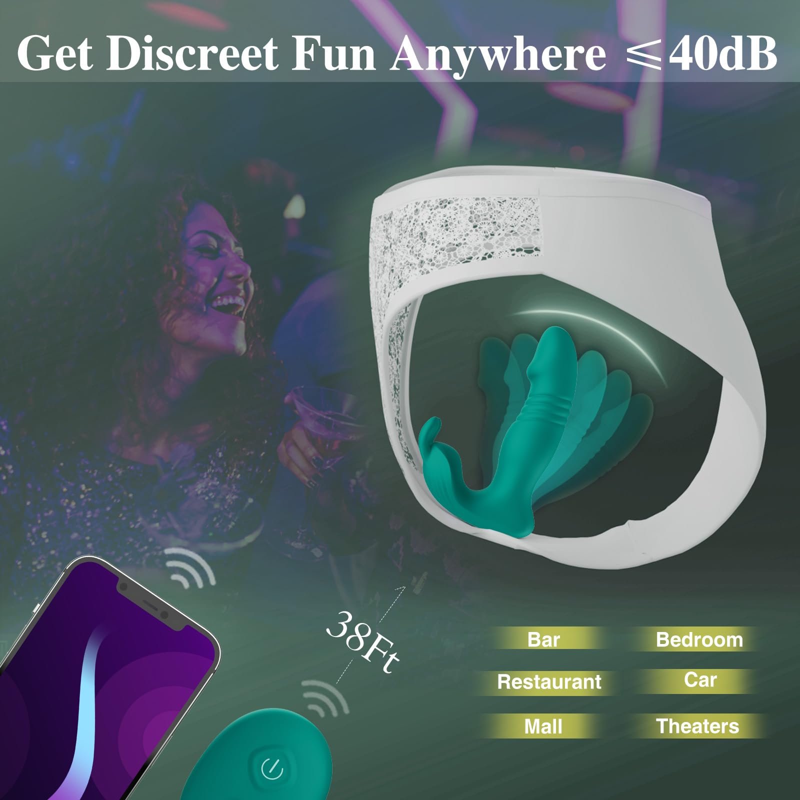 Aizhilian Sex toy factory manufacturing of Butterfly 2 in 1 vibrator telescopic and vibrations to stimulate G-spot and clitoris