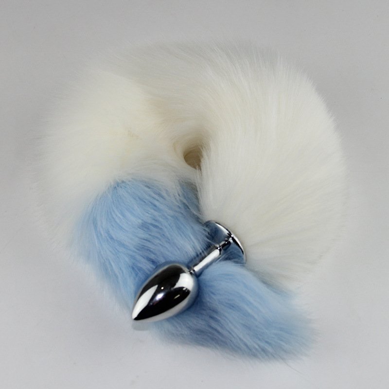40cm Length Fox Tail Anal Plug Adult Metal Woman Sex Toys Anal Plug Underwear For Women Cat And Dog Tail