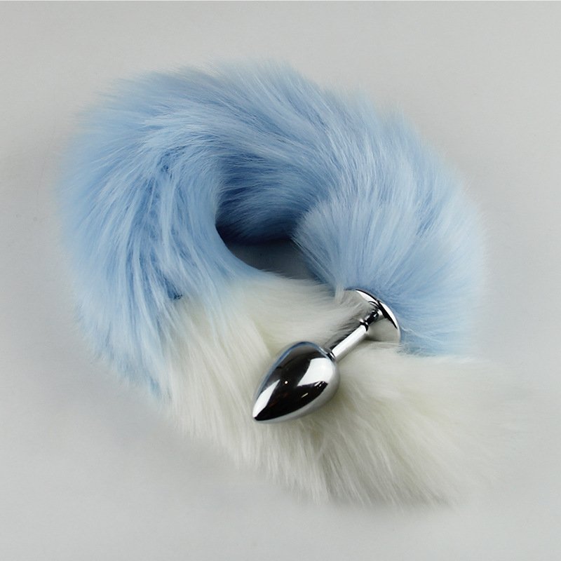 40cm Length Fox Tail Anal Plug Adult Metal Woman Sex Toys Anal Plug Underwear For Women Cat And Dog Tail