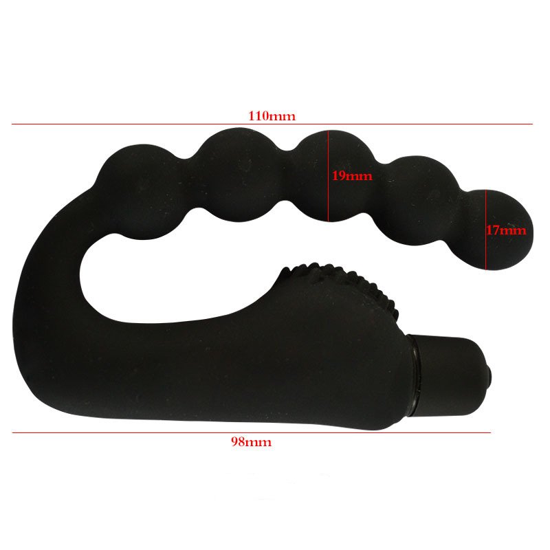 Waterproof Motors Stimulation Butt Anus Silicone Men Women Sex Toys 10 Speeds Beads Vibrating Prostate Massager Anal Plug