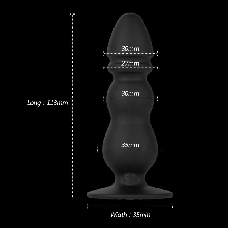 Electric Silicone Anal Sex Toys Prostate Massager For Women Men Couple Remote Control Male Anal Plug