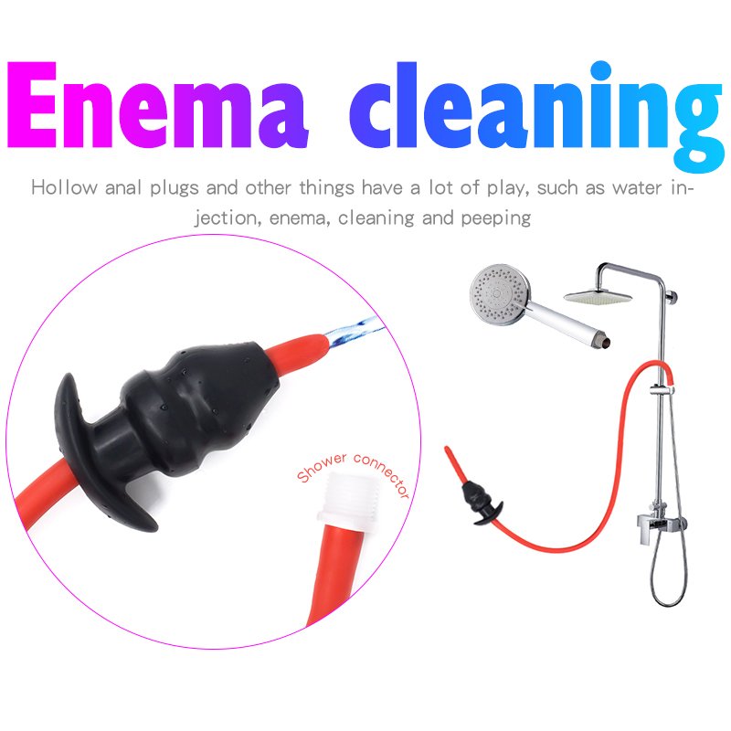 Silicone electric shock Hollow Anal Sex Toys Butt Plug Vibrator Dildo Masturbator Vagina Massager Erotic Toys