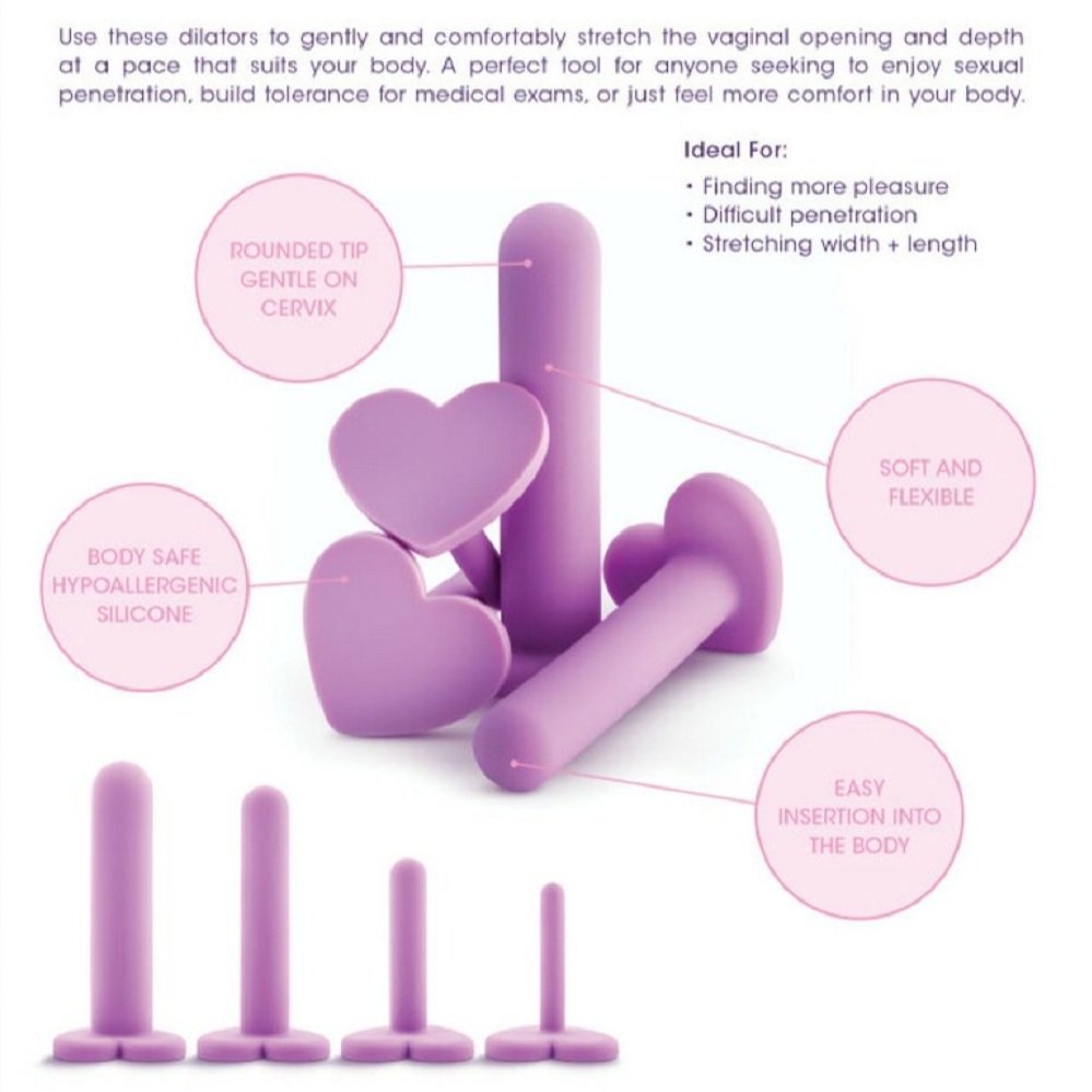 Wellness Dilator Kit To Stretch Opening and Depth The Vaginal Opening and Depth for Anal Sex Toy for Men and Women Couples