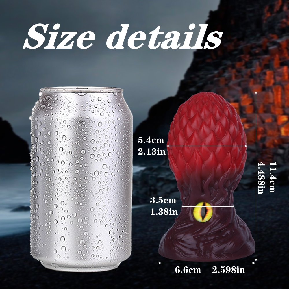 2024 Newly designed portable mini dragon egg silicone anal sex toy female private massage sex toy