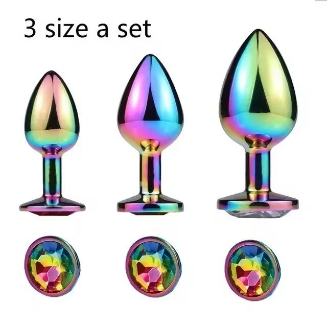 Freely Customizable Metal Anal Plug Beginner AnalPlug Masturbation Tool Gspot Prostate Massager Stimulator Adult Sex Toy For Man
