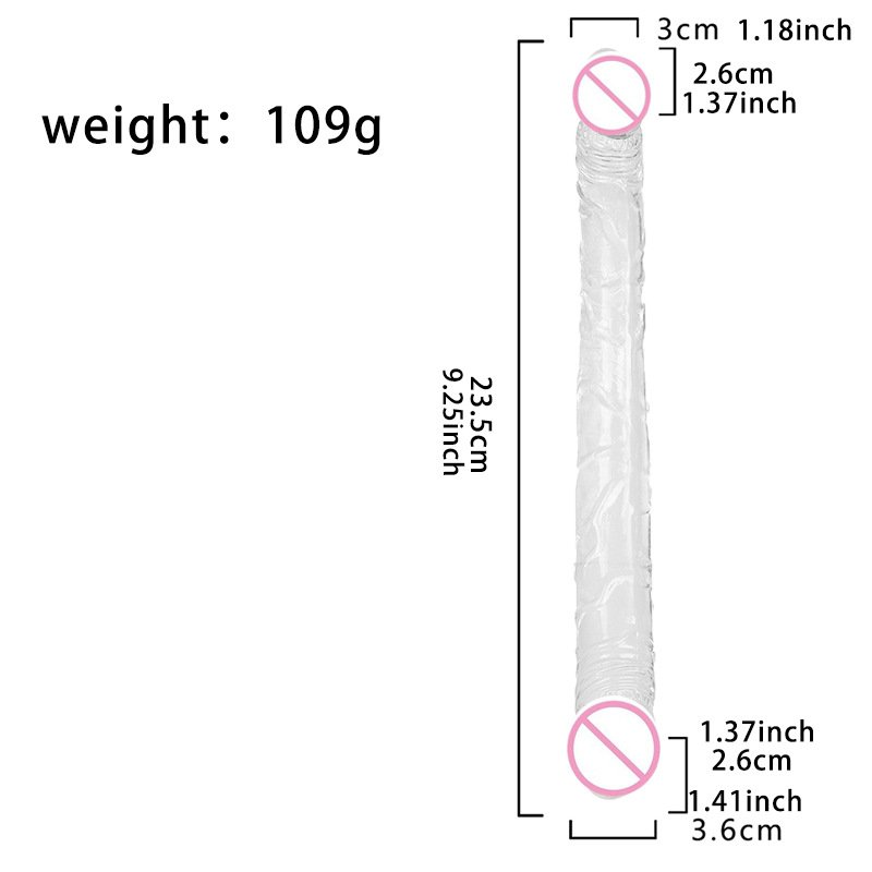 18 inch Double Ended Dildo Flexible Double Dong Couples Unisex Adult Sex Toy