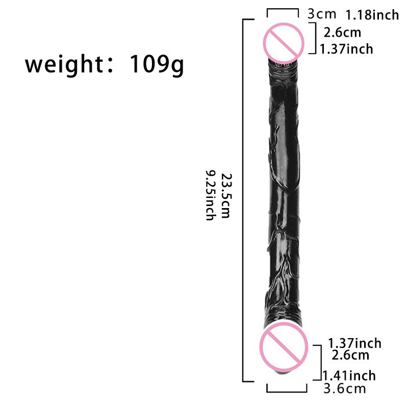 18 inch Double Ended Dildo Flexible Double Dong Couples Unisex Adult Sex Toy