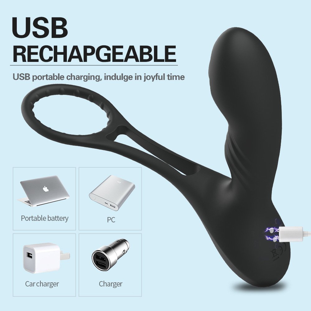 Waterproof Butt Plug For Men Women Silicone Vibrating Prostate Massage Vibrator Anal Plug for Woman Anal
