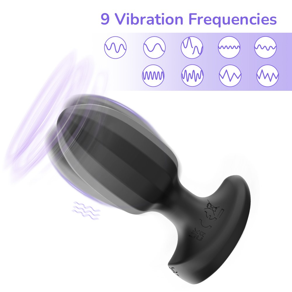 remote control electric anal plug silicone Toy anal butt plug vibrator for women and male