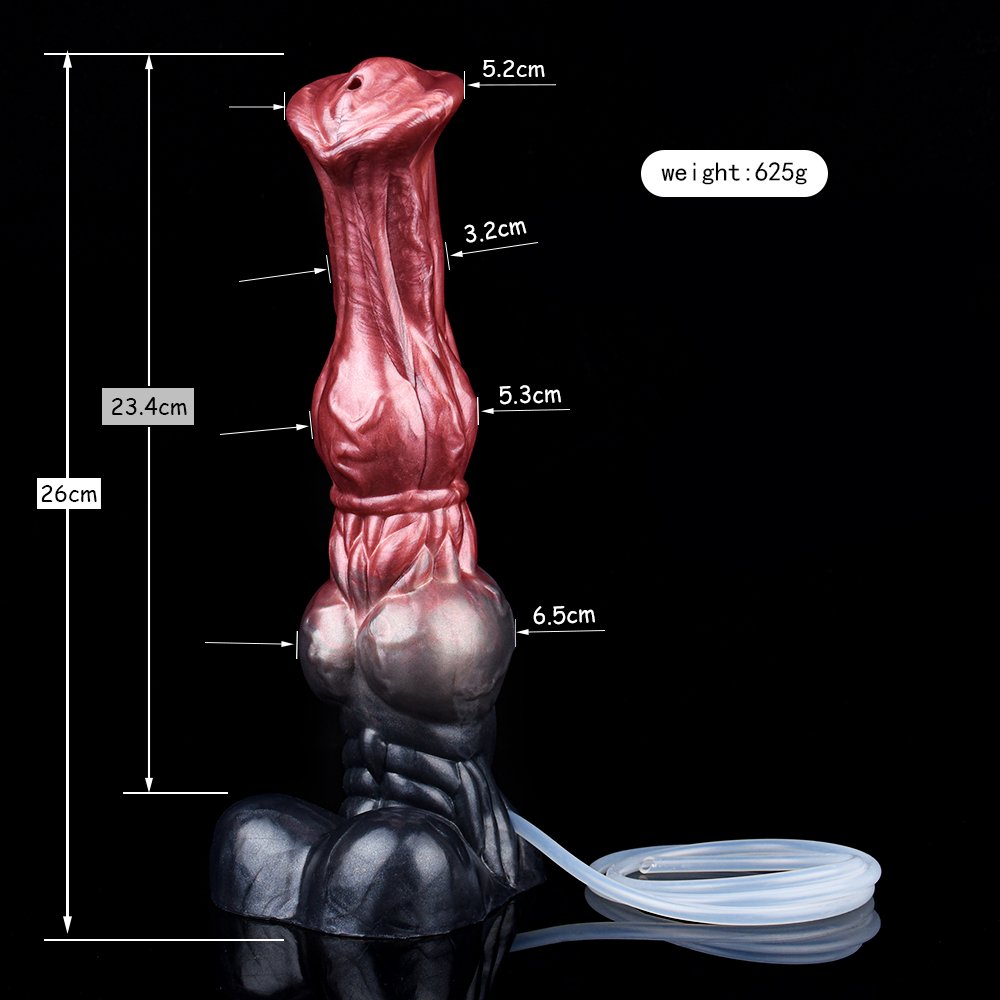 Sex Fun Suction Muilti Color Big Knot Horse Dildo Squirting Dildo with Suction Base Soft Flexible Massive Sex Toys For Women Man