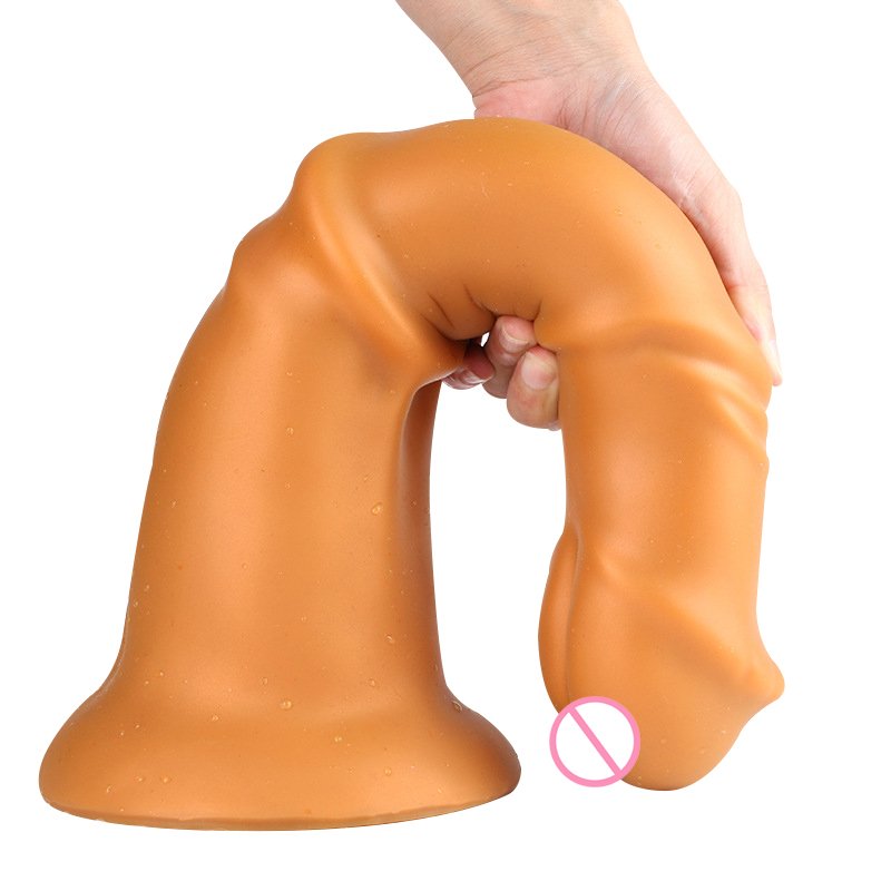 Large anal plug anal masturbation device false penis soft anal dilator adult sex SM toy