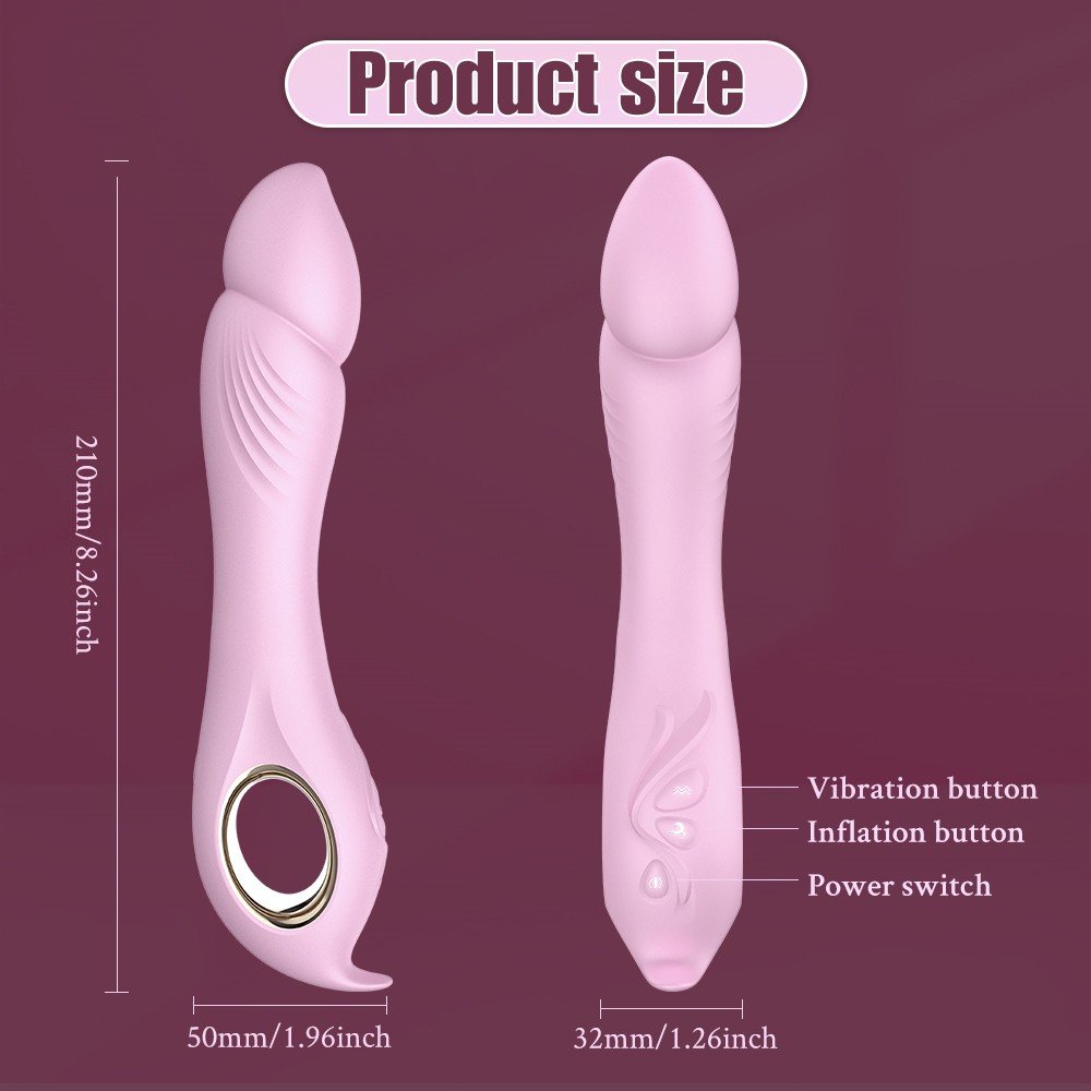 Gas-Filled Anal Sex Toy Premium Vibrator for Intimate Pleasure