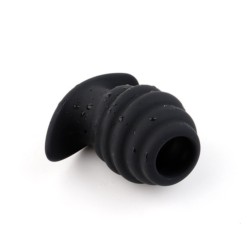 Hot Selling Silicone Butt Plug Hollow Anal Vaginal Speculum Dilator BDSM Enema Sex Toys for Couples Men