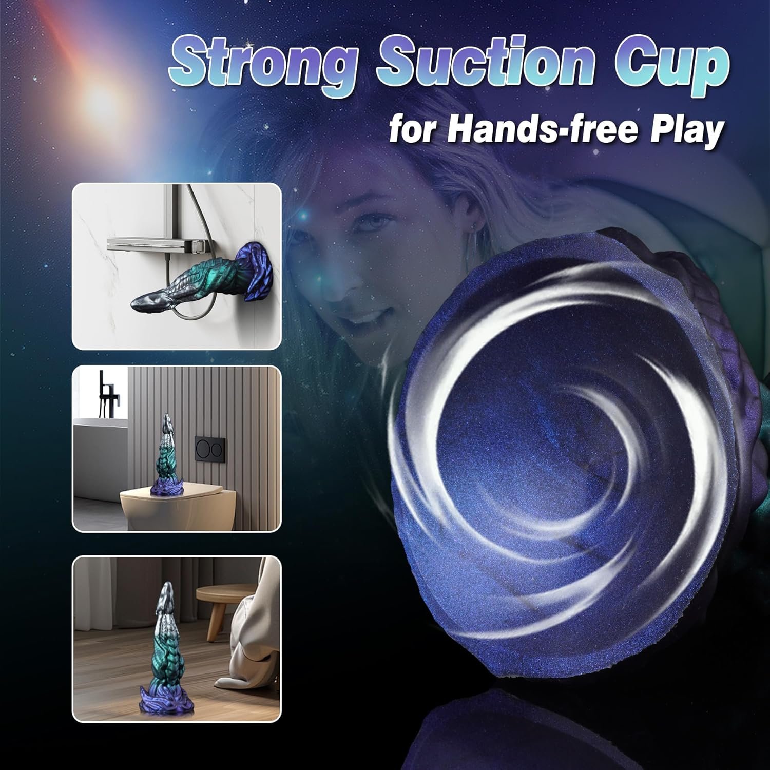 2024 New Silicone Monster Dildo Dragon Knot Tentacle Fantasy Dildo with Suction Cup Alien Animal Dildo for Women Men Gay Couple