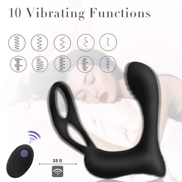 Male Silicone Vibrating Electric Vibrator Butt Plug Anal Sex Toys Woman Pussy Anal Prostate Massager