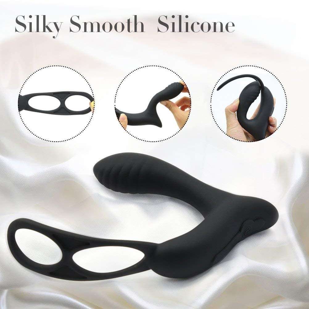 Male Silicone Vibrating Electric Vibrator Butt Plug Anal Sex Toys Woman Pussy Anal Prostate Massager