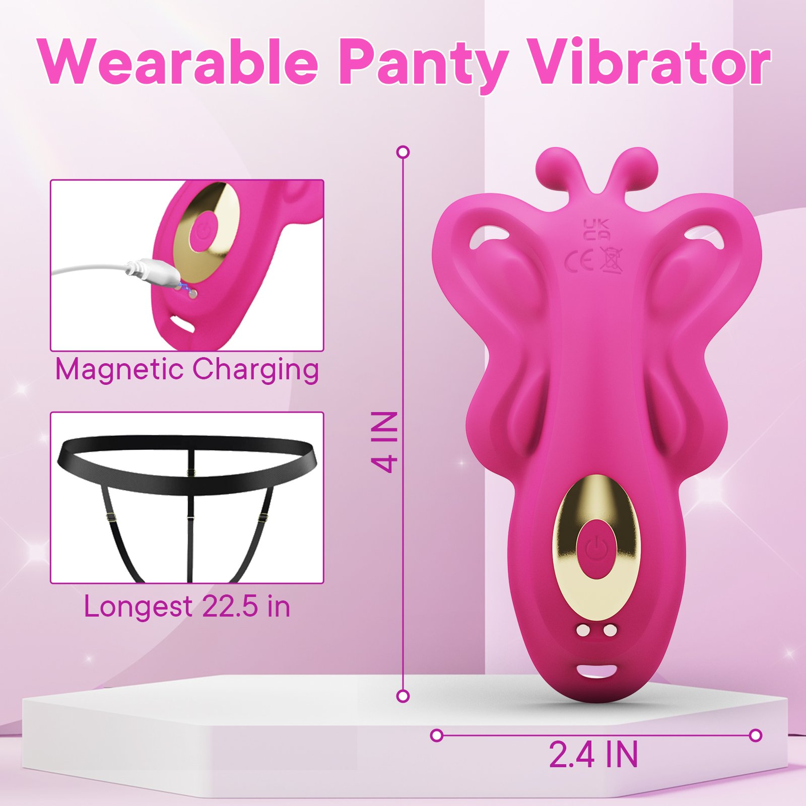 AIZHILAN Sex toy factory manufacturing of butterflies wear a wearable vibrator clitoral stimulator
