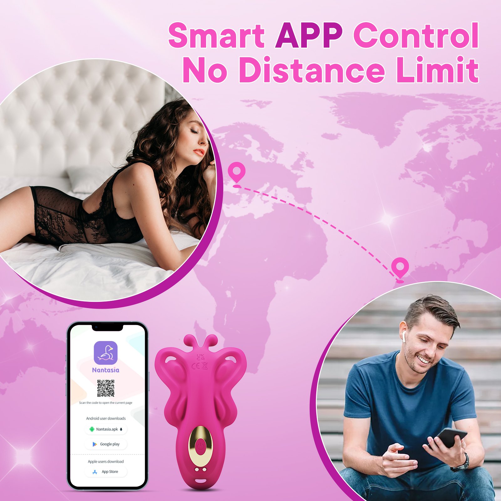AIZHILAN Sex toy factory manufacturing of butterflies wear a wearable vibrator clitoral stimulator