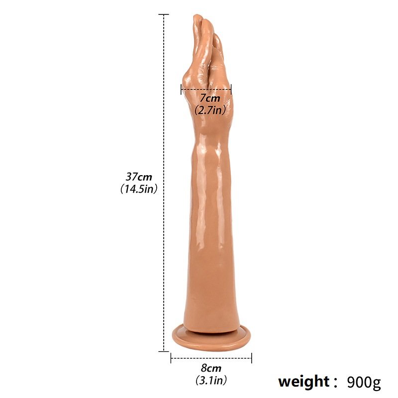 37cm Artificial Hands Butt Plug Anal Toys for Women Vaginal Dilator Men Anus Expander Big Dildos Female Masturbator Sex Products