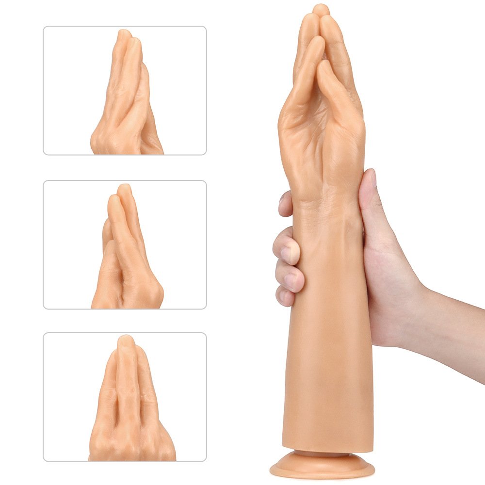 37cm Artificial Hands Butt Plug Anal Toys for Women Vaginal Dilator Men Anus Expander Big Dildos Female Masturbator Sex Products
