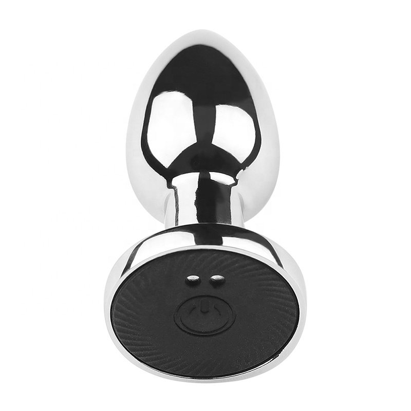 Amazon Hot Sale Male Masturbators Metal Anal Sex Toys Butt Plugs Remote Control Anal Plug Vibrator