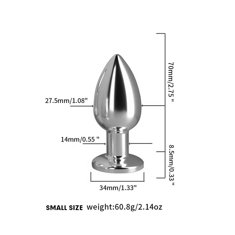 Amazon Hot Sale Male Masturbators Metal Anal Sex Toys Butt Plugs Remote Control Anal Plug Vibrator