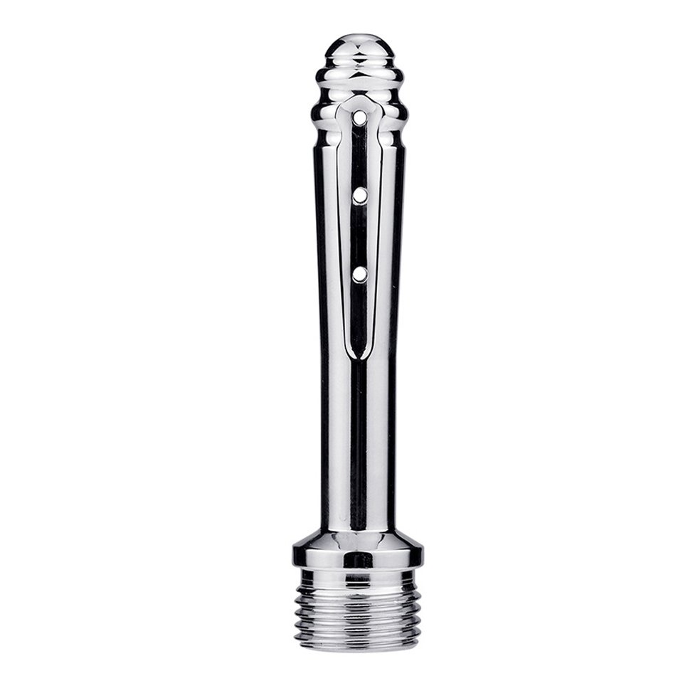 Aluminum Alloy Anal Douche Streamline Conduit Design for Vaginal Anal Shower Sex Toys Women Men Butt Plug Type Juguetes Sexuales