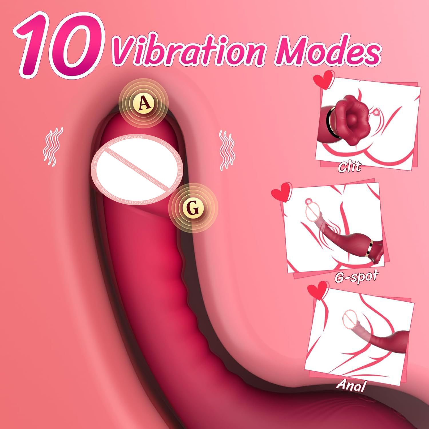 NEW Rose Sucking Vibrator Tongue G Spot massager Sex Toys for Women Clitoral Nipple Stimulator Anal Dildo for Couples Games