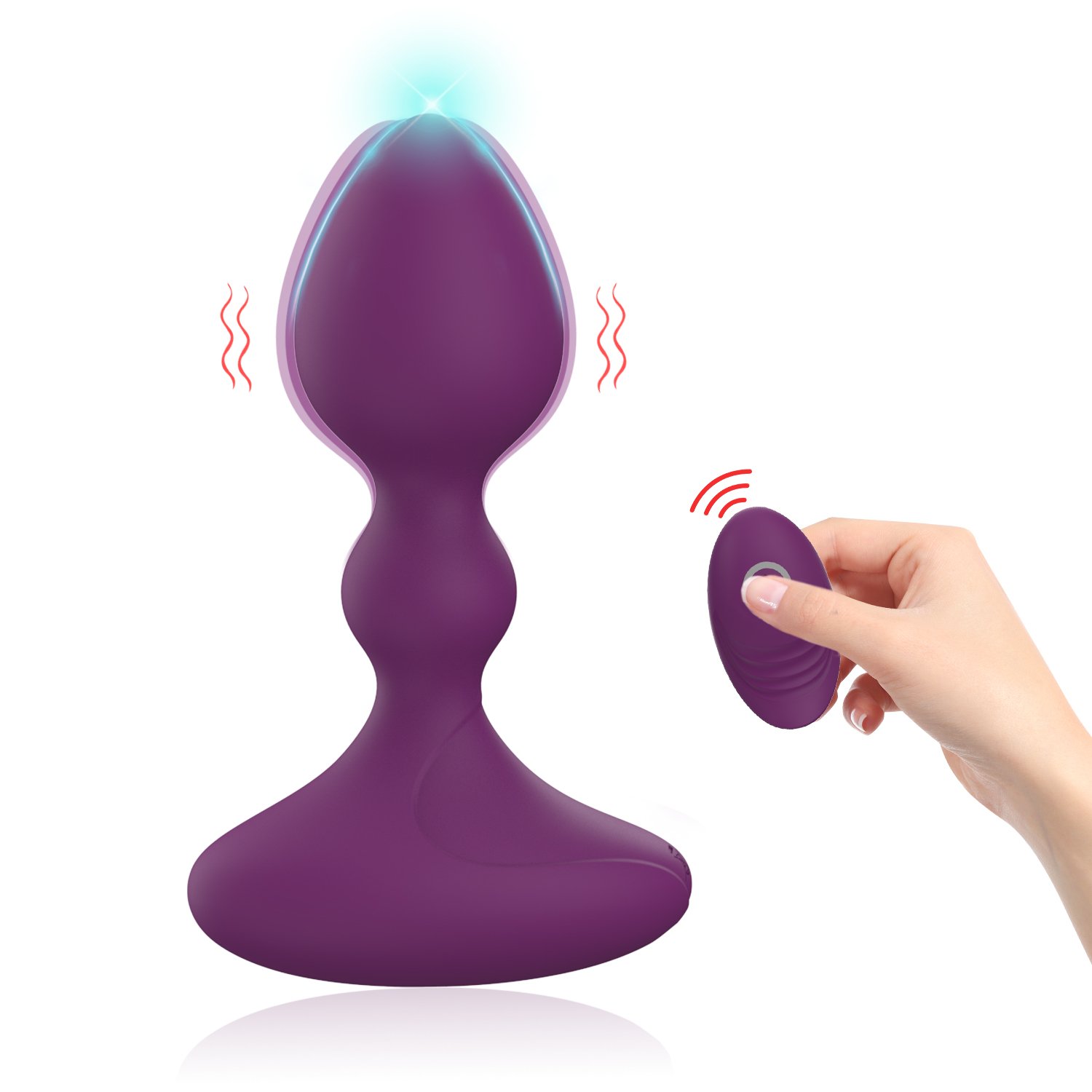 Soft Silicone Anal Bullet Vibrator Prostate Massager Sex Toys for Men Comfortable Adult Products Remote Control Wireless