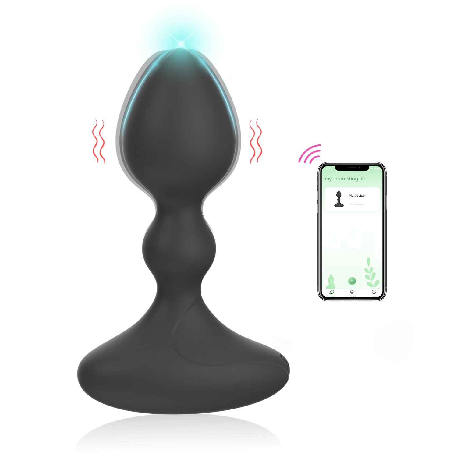 Soft Silicone Anal Bullet Vibrator Prostate Massager Sex Toys for Men Comfortable Adult Products Remote Control Wireless