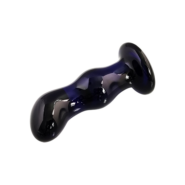 Vibrating glass anal toys anal vibrator Waterproof mute anal sex toys masturbators vibrator