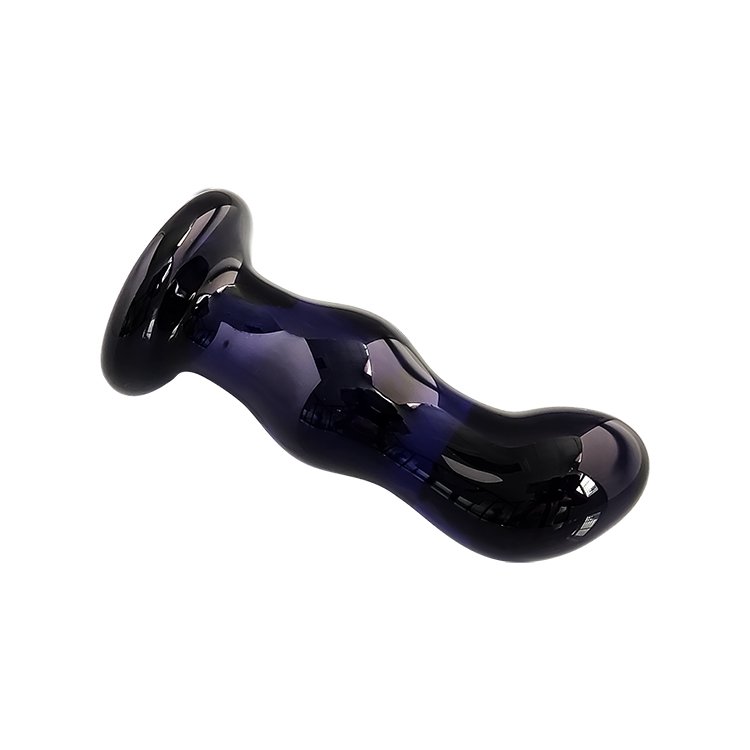 Vibrating glass anal toys anal vibrator Waterproof mute anal sex toys masturbators vibrator