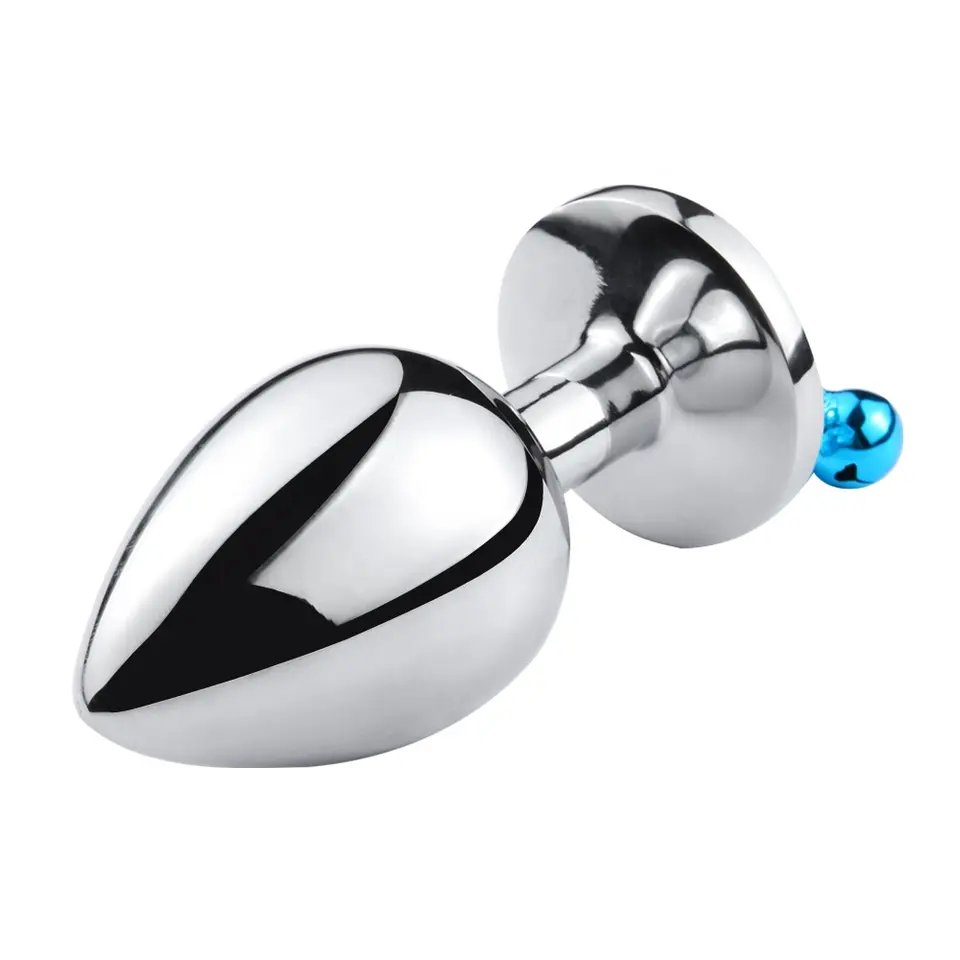 Anal Plug With Bells Aluminium Alloy Fun Adult Toys Anal Toys Metal Butt Plug Sex Toys For Man And Women juguetes sexuales