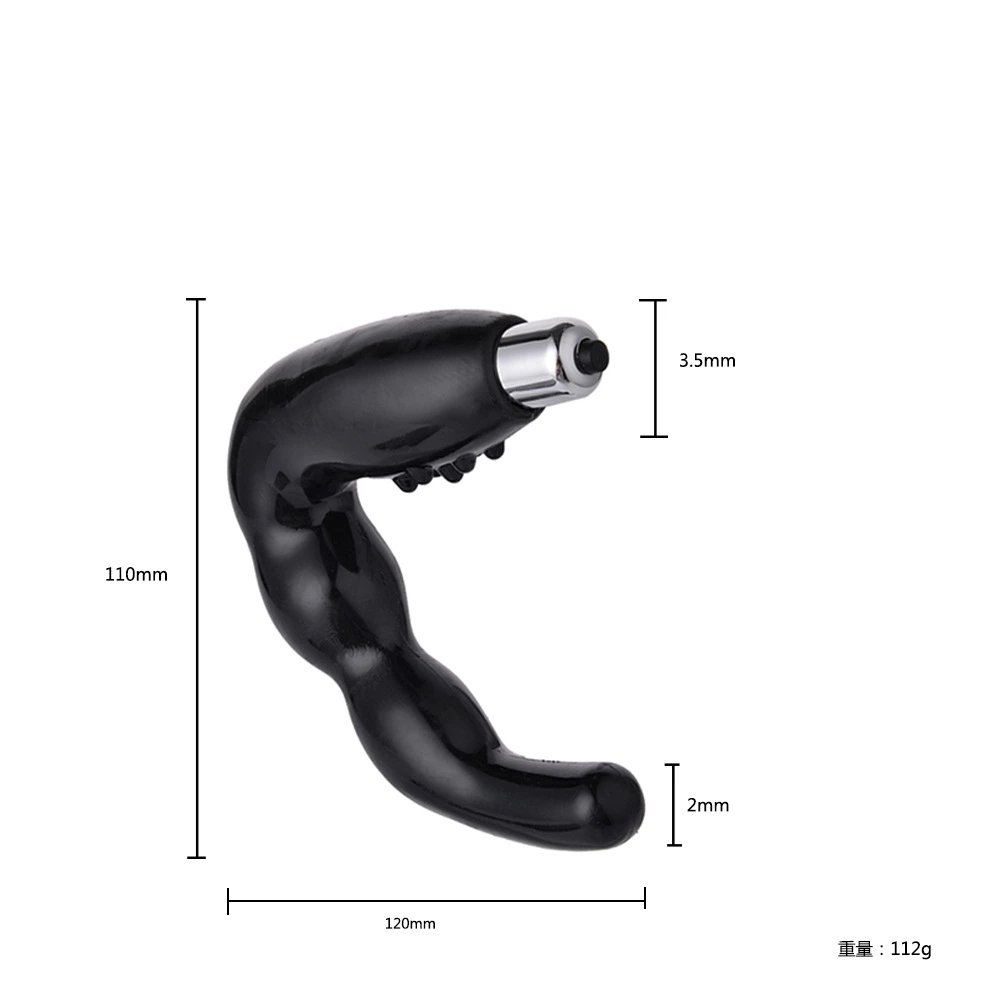 Silicone Male Masturbation Vibrating Anal Plug Sex Toy Vibrator Prostate Massager For Men
