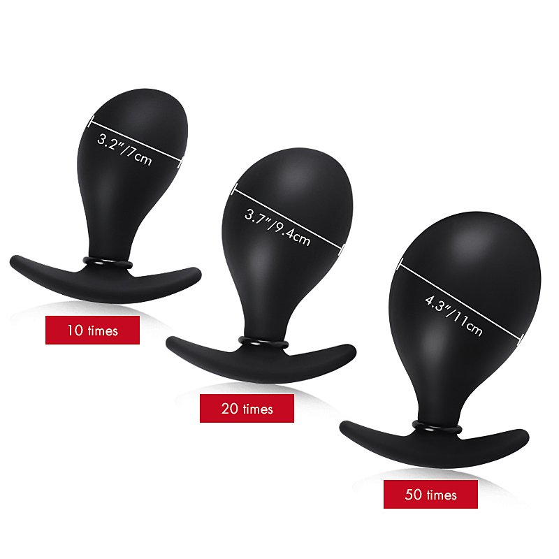 Aiersha posterior dilatatore anale plug removable needle anal sex toy for men and women inflatable butt anal plug