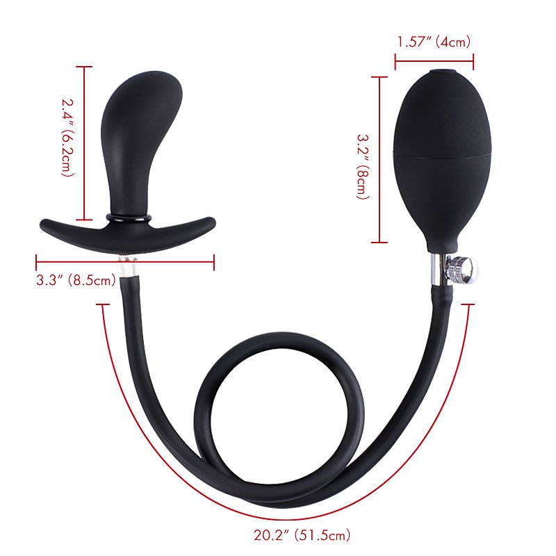 Aiersha posterior dilatatore anale plug removable needle anal sex toy for men and women inflatable butt anal plug