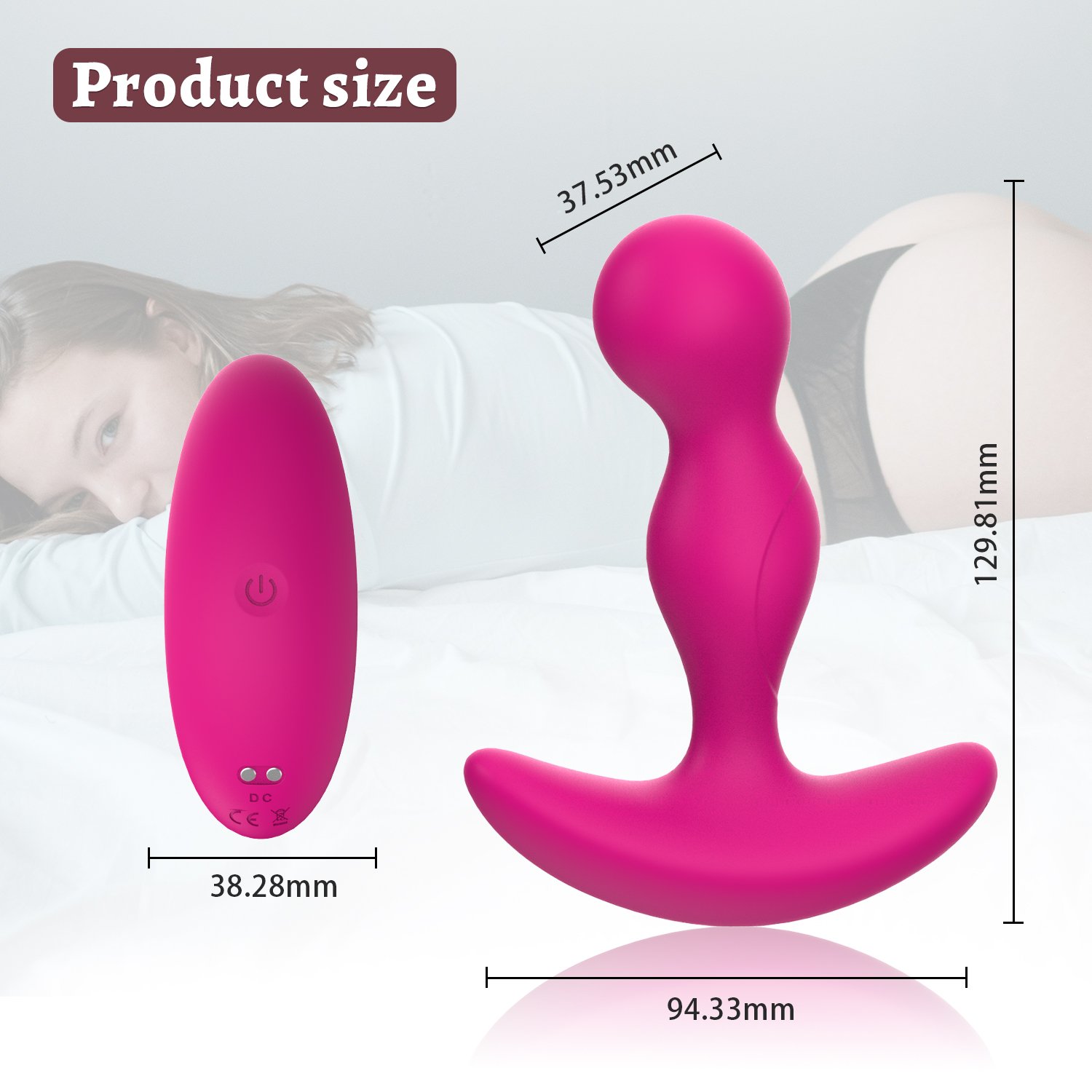 Ylove Anal Sex Toy Comfortable Butt Plug for Enhancing Sexual Pleasure Anal Beads for Men