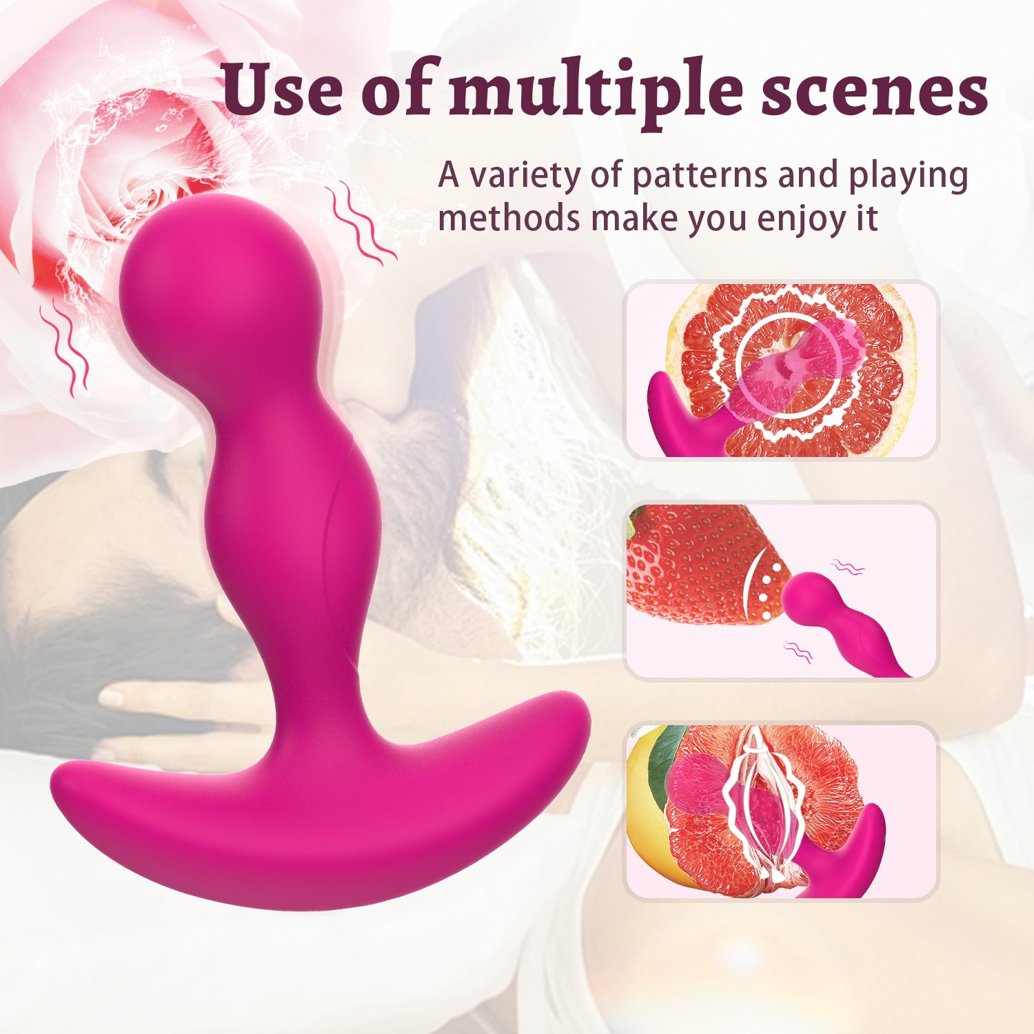 Ylove Anal Sex Toy Comfortable Butt Plug for Enhancing Sexual Pleasure Anal Beads for Men