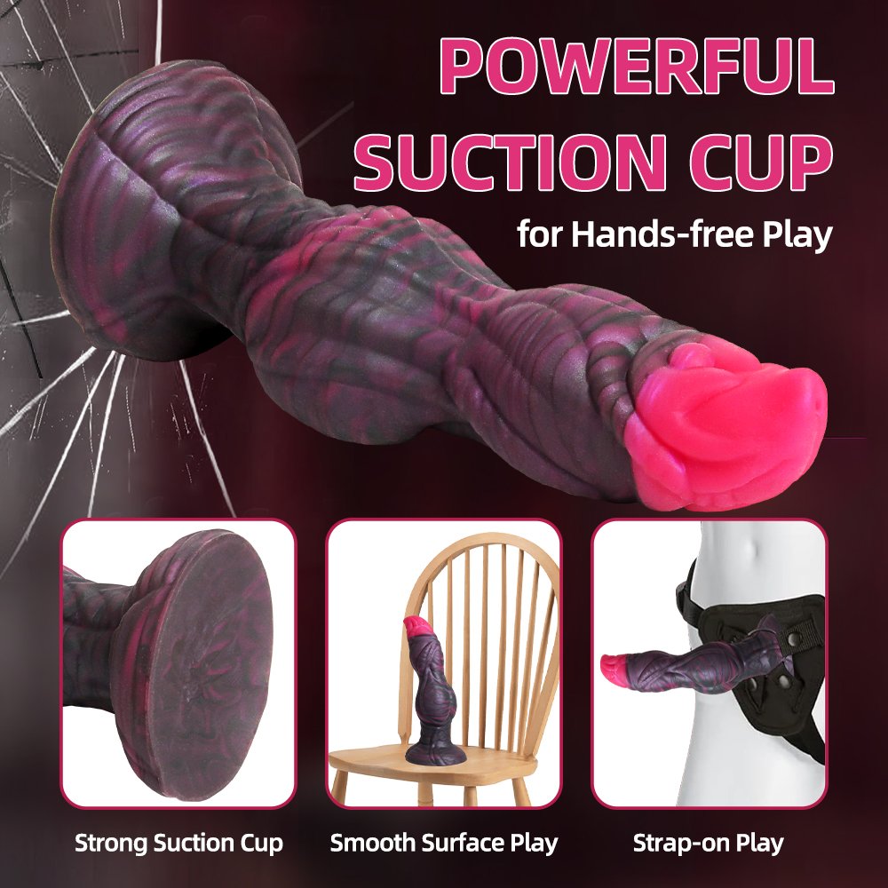 FairyKiss Realistic Clear texture Monster Anal Plug sex Dog Dildo prostate massager Silicone G spot stimulation toy