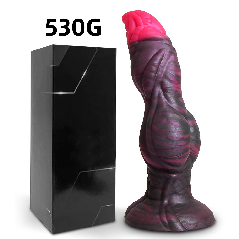 FairyKiss Realistic Clear texture Monster Anal Plug sex Dog Dildo prostate massager Silicone G spot stimulation toy