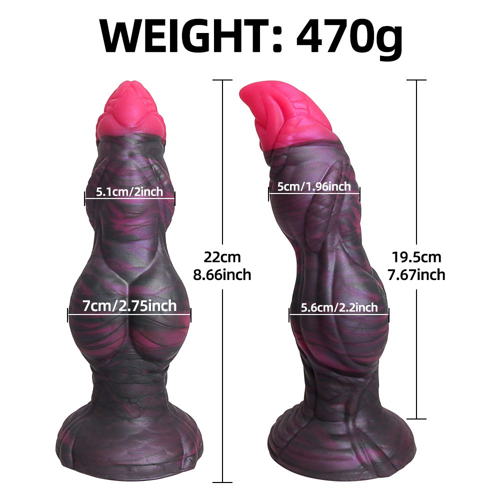 FairyKiss Realistic Clear texture Monster Anal Plug sex Dog Dildo prostate massager Silicone G spot stimulation toy