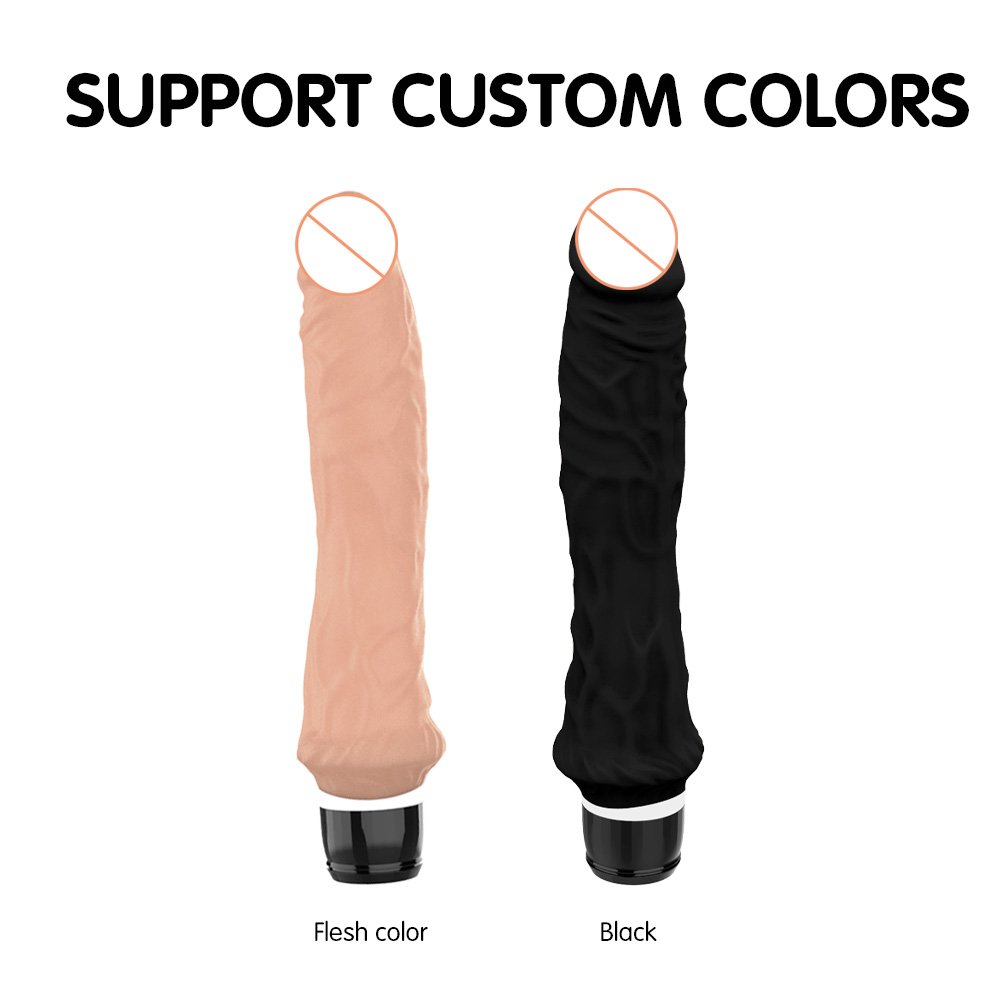 Toparc 7 Vibrating Modes Rechargeable Realistic Dildo Vibrator Clitoral Stimulator Adult Anal Sex Toys