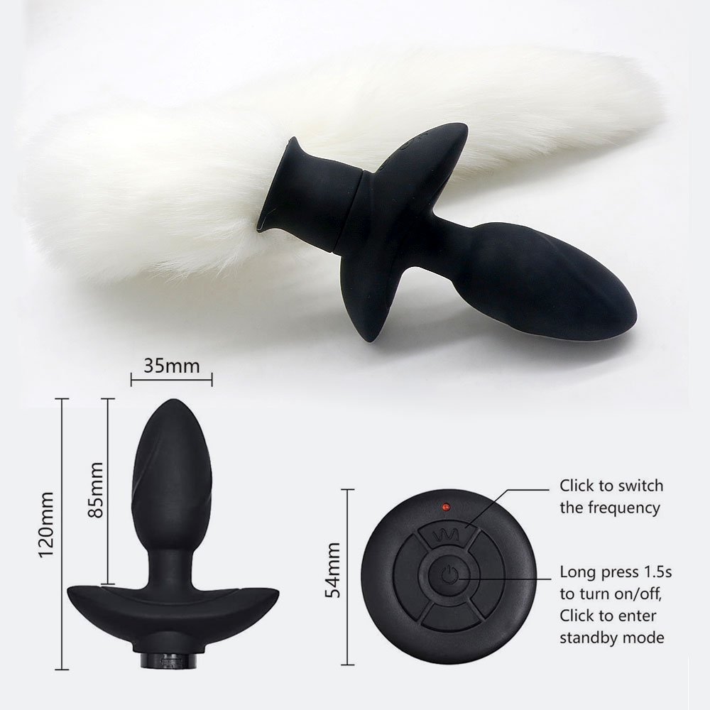 Fox Tail, Butt PlugAnal Sex Toys Role Play Flirting Animal Tail/Anal Plug Sex Toys for Women/Cosplay Play