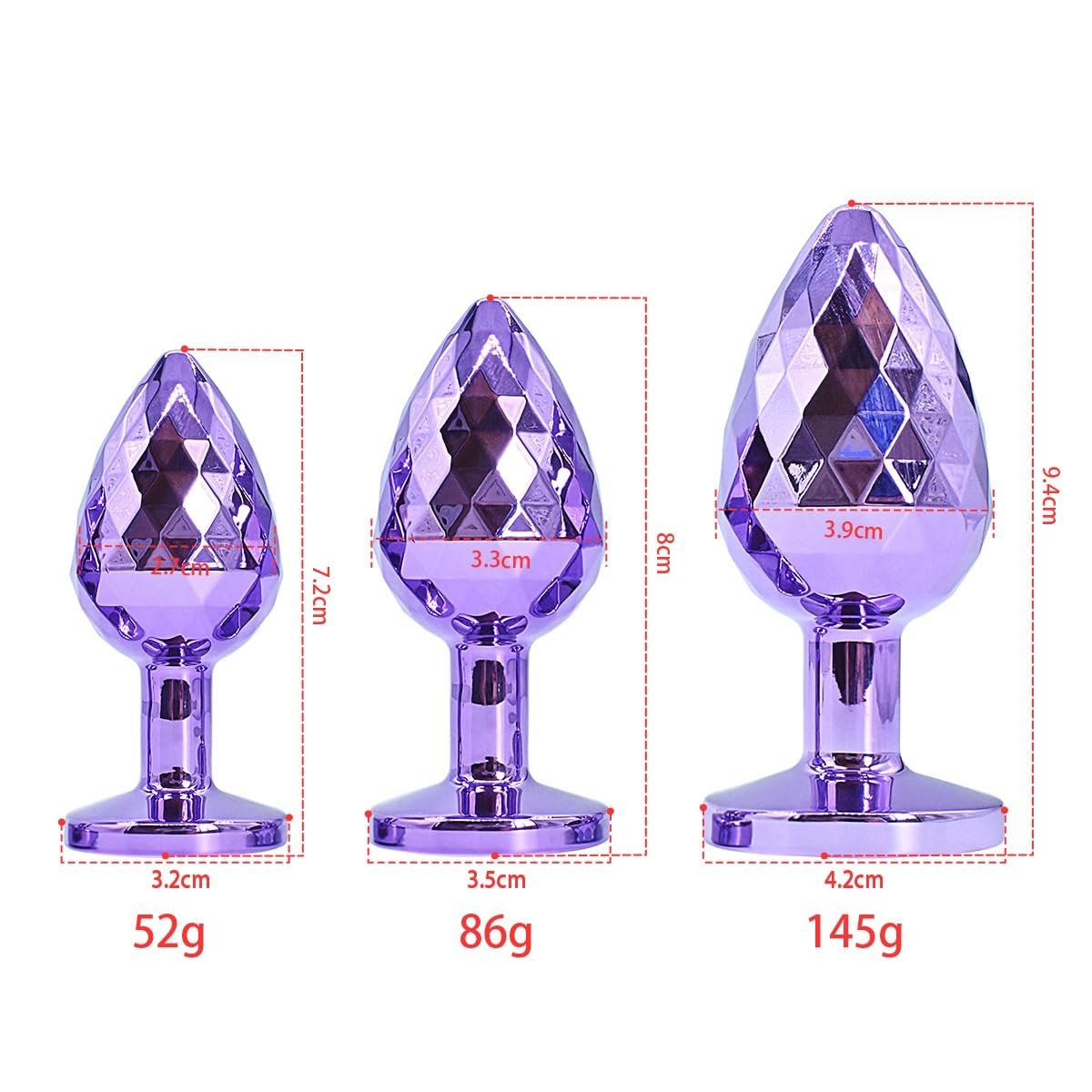 New Bdsm Sm Set Metal Butt Anal Plug Adult Sex Toy For Man Women Couple
