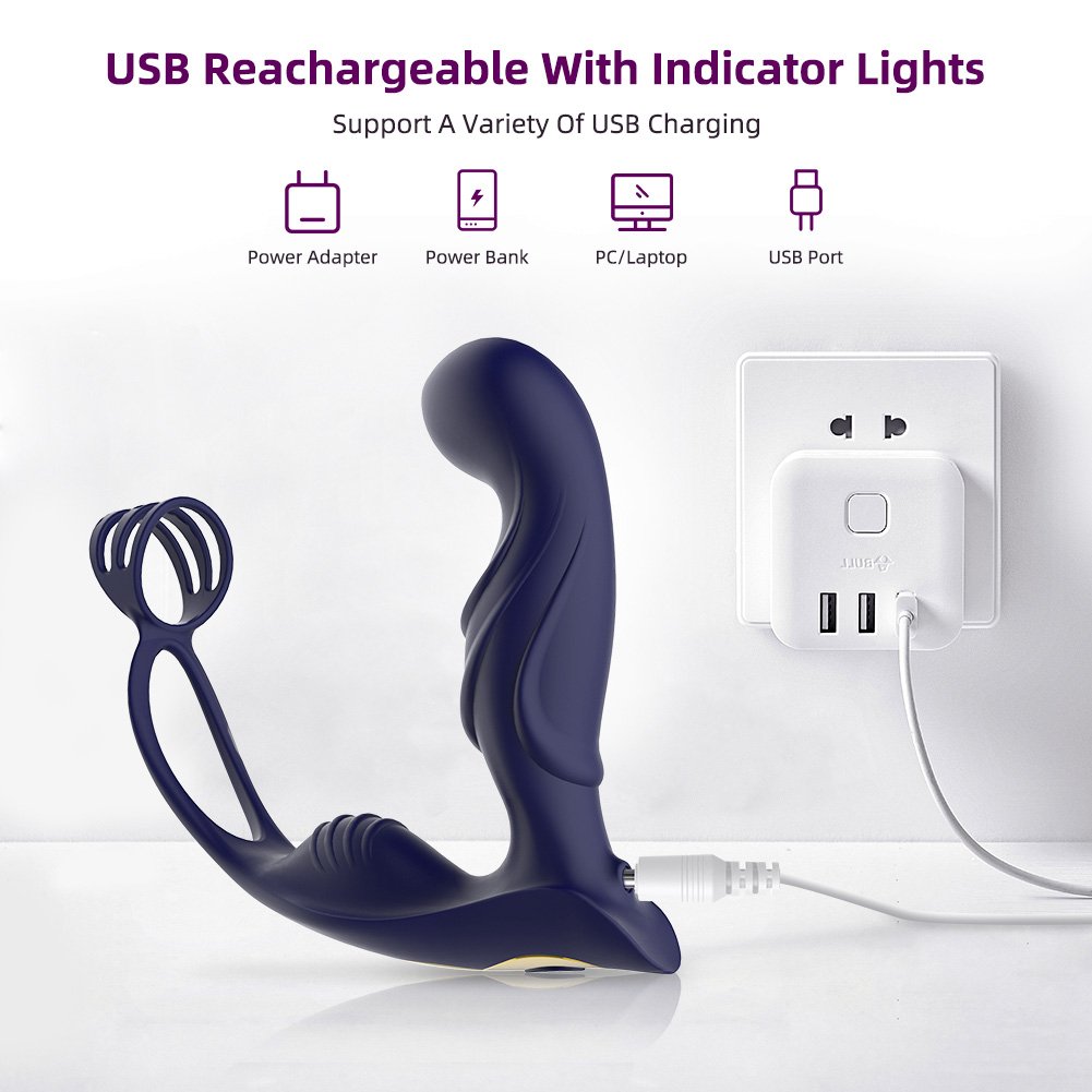 Men's Prostate Treatment Device Sex Toy Anal Plug Effective Prostate Massager