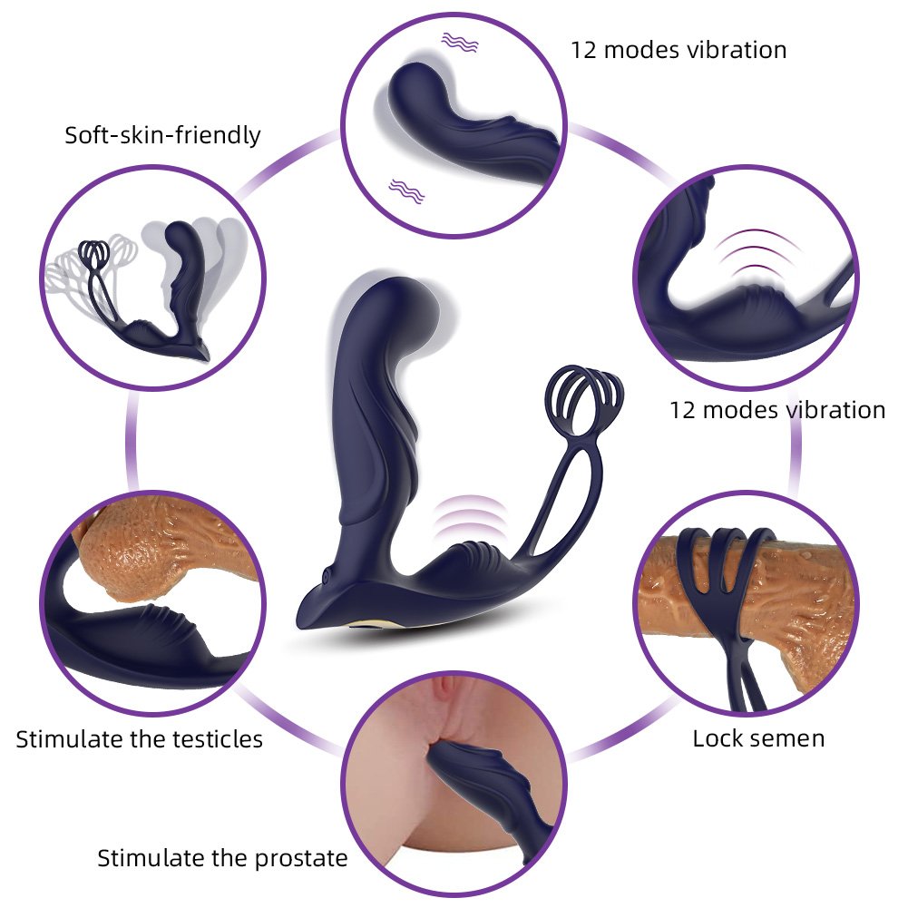 Men's Prostate Treatment Device Sex Toy Anal Plug Effective Prostate Massager