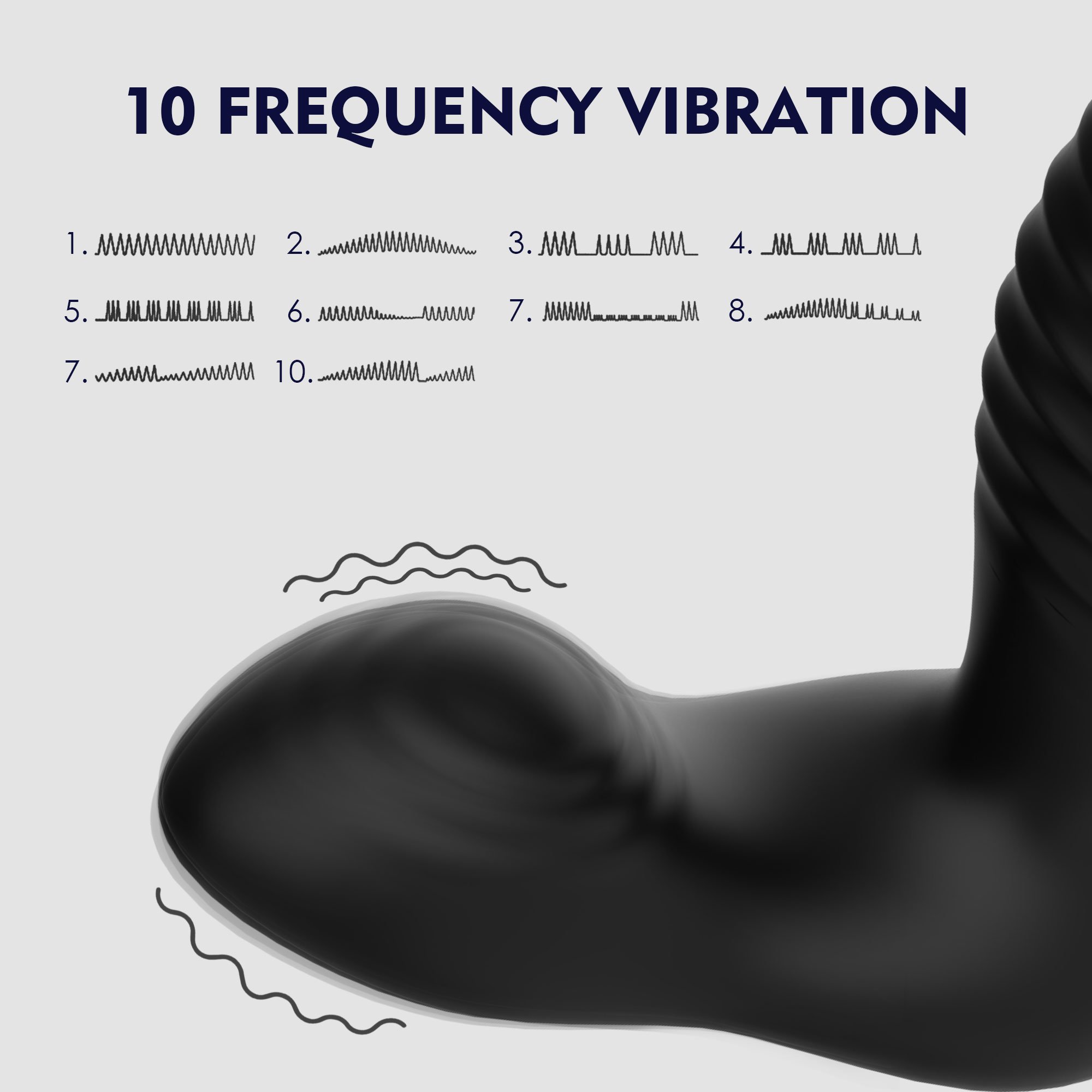 WINYI Slaping Prostate Massager 10 Mode Vibrator Rocking Heating Anal Sex Toy For Men