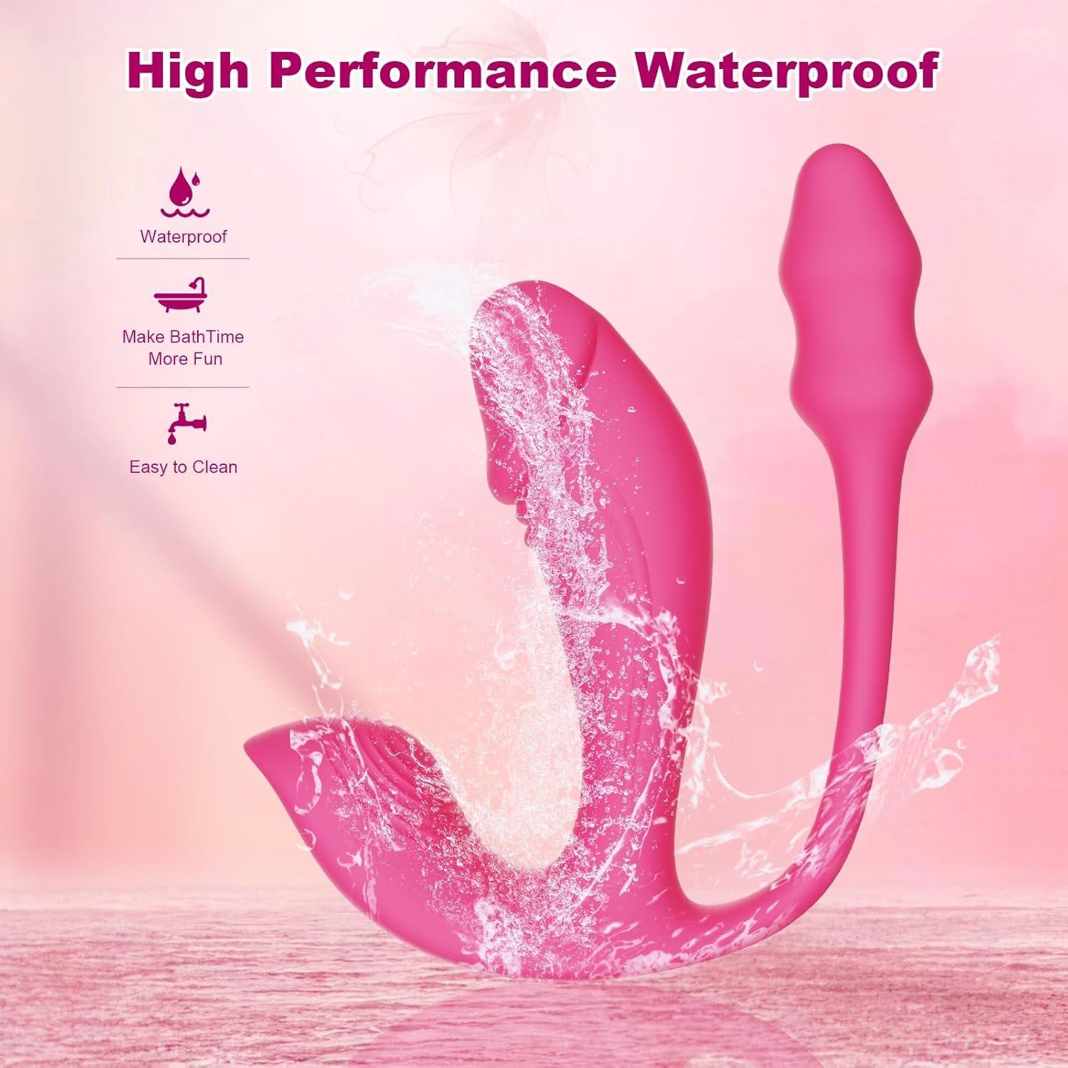 3 in 1 Vibrator Dildo and Anal Plug Sex Toys App and Remote Control Vibrator 6x6x6 Modes Butterfly Wearable Panty Vibrator