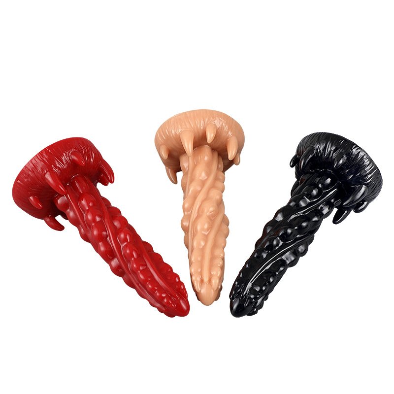 Strange Shapes Dildo Customizable Anal Dilators Massager Feminine Erotic Anal Plug Masturbator Mace Anal Plug Sex Toys